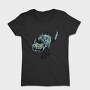 Spooky Cat Grin, Tricou Femei