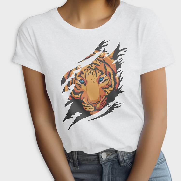 Tiger Ripped, Tricou Femei