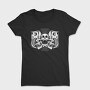 Speakers And Skulls Hand Drawn, Tricou Femei