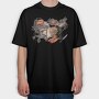 BBQ Elements, Tricou Oversize Barbati (Unisex)