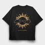 Cloudy and Bright, Tricou Oversize Barbati (Unisex)