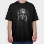 Forest Bear Moon, Tricou Oversize Barbati (Unisex)