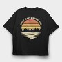 Forest Heart and Nature Vibes, Tricou Oversize Barbati (Unisex)