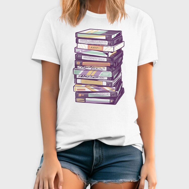 Vhs Tower, Tricou Barbati (Unisex)