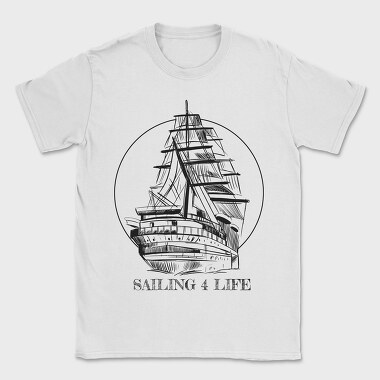 Sailing Boat, Tricou Barbati (Unisex)