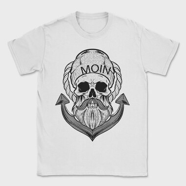 Sailor Skull, Tricou Barbati (Unisex)