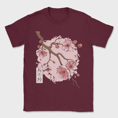Sakura Blossom Flower, Tricou Barbati (Unisex)