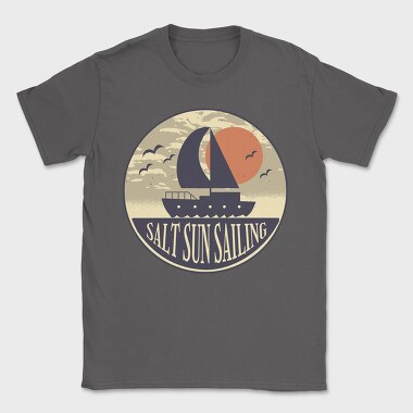 Salt Sun Sailing Boat, Tricou Barbati (Unisex)