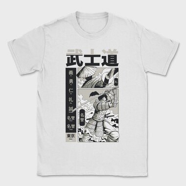 Samurai Bushido 2, Tricou Barbati (Unisex)
