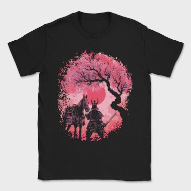 Samurai Horse Landscape, Tricou Barbati (Unisex)