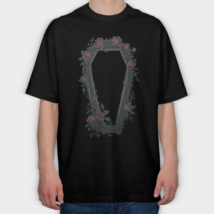 Coffin Frame, Tricou Oversize Barbati (Unisex)
