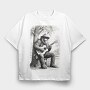 Sasquatch, Tricou Oversize Barbati (Unisex)