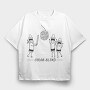 Color Blind, Tricou Oversize Barbati (Unisex)