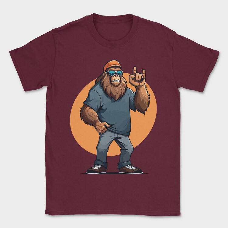 Bigfoot Rock, Tricou Barbati (Unisex)