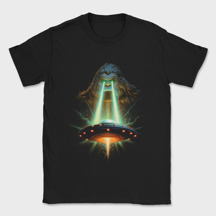 bigfoot and ufo, Tricou Barbati (Unisex)