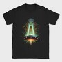 bigfoot and ufo, Tricou Barbati (Unisex)