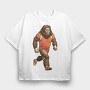 Big Foot Runner, Tricou Oversize Barbati (Unisex)