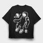Astronaut Galaxy, Tricou Oversize Barbati (Unisex)