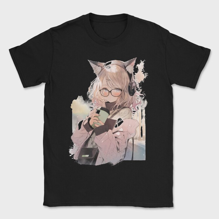 Animegirl, Tricou Barbati (Unisex)