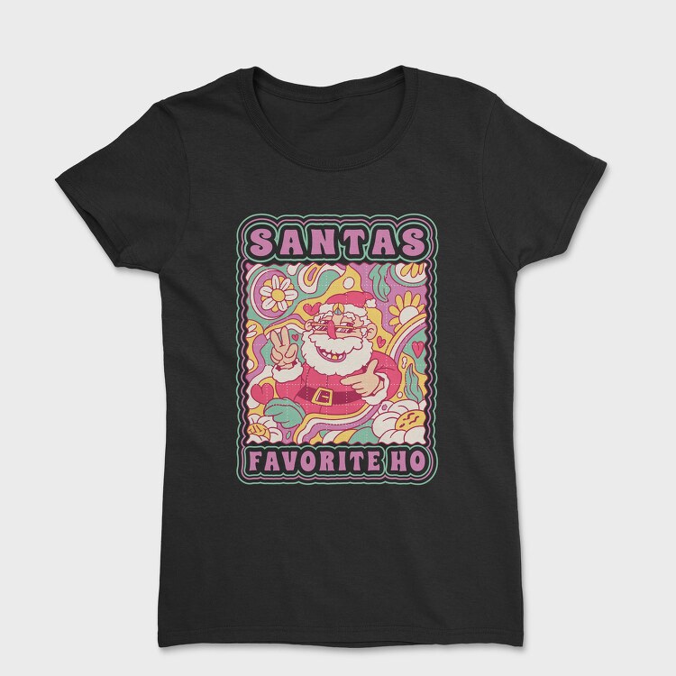 Trippy Santa Sho, Tricou Femei