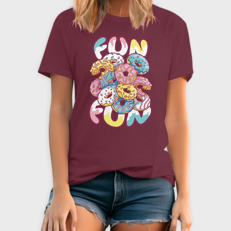 Fun Donuts, Tricou Barbati (Unisex)