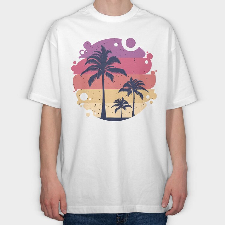 Tropical Summer, Tricou Oversize Barbati (Unisex)