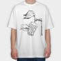 Beer Jar Filled With Rocks, Tricou Oversize Barbati (Unisex)