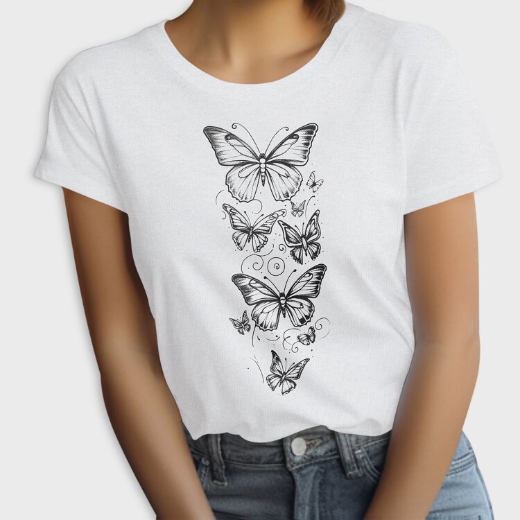 Butterflies Flying, Tricou Femei