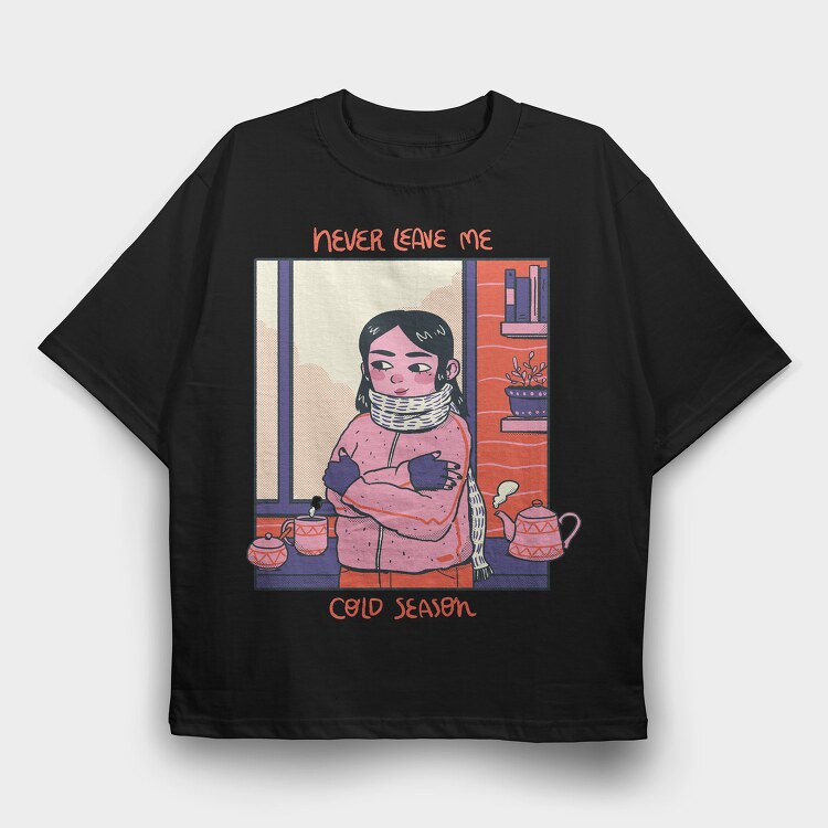Comfy Chill Girl 9, Tricou Oversize Barbati (Unisex)