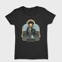 Woman With Suitcase Tote Wanderlust Forever Wander, Tricou Femei