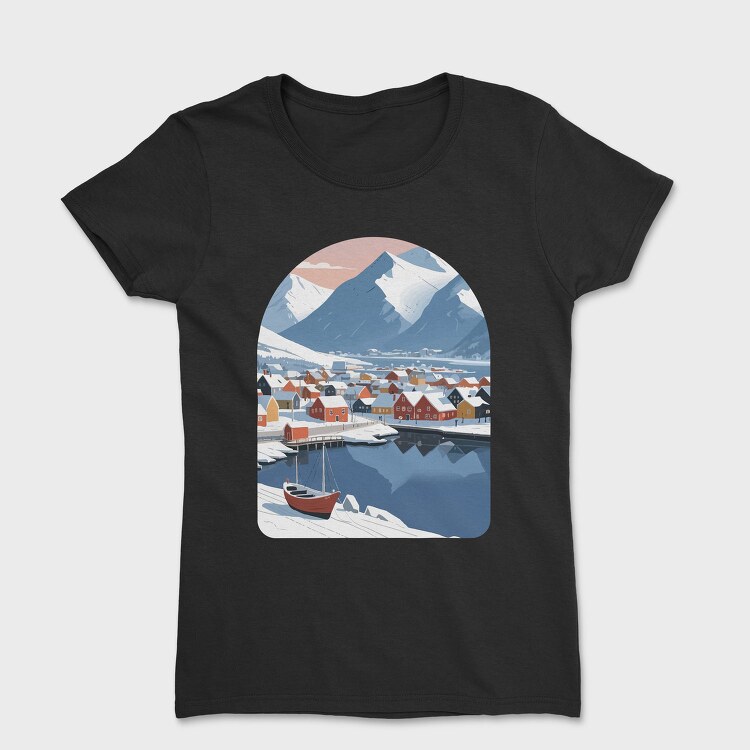 Tromsa Landscape Tote Trompso, Tricou Femei