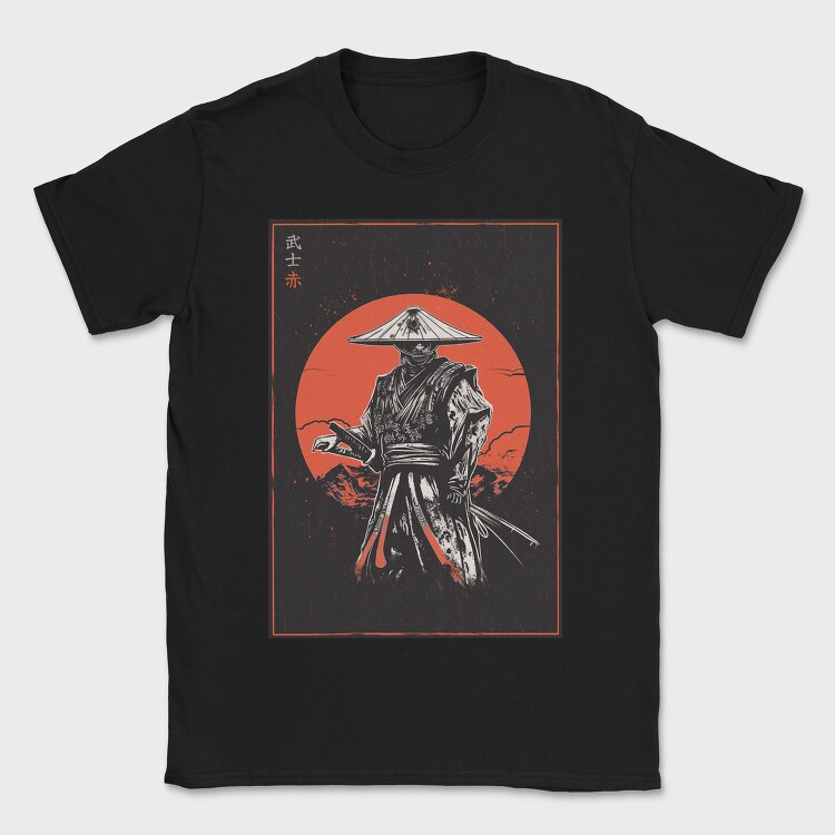 Samurai Red Sun, Tricou Barbati (Unisex)