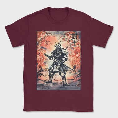 Samurai Traditional Trees, Tricou Barbati (Unisex)