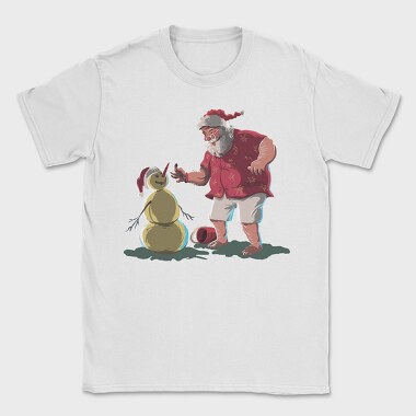 Santa Beach, Tricou Barbati (Unisex)