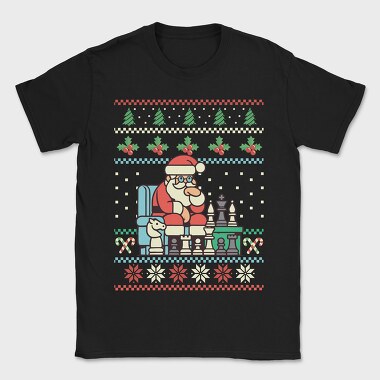 Santa Chess, Tricou Barbati (Unisex)