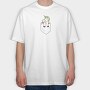 Unicorn Pocket, Tricou Oversize Barbati (Unisex)