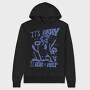 Woman With Flowers Cartoon Neurodiversity 01, Hanorac Oversize Barbati (Unisex)