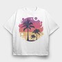 Tropical Summer, Tricou Oversize Barbati (Unisex)
