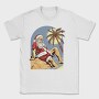 Tropical Santa Claus At The Beach Beachy Claus, Tricou Barbati (Unisex)