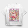 Trippy Santa Sho, Tricou Oversize Barbati (Unisex)