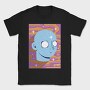 Trippy Face Retro Background, Tricou Barbati (Unisex)