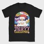 Trippy Christmas Santa, Tricou Barbati (Unisex)