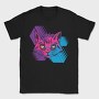 Trippy Cat, Tricou Barbati (Unisex)