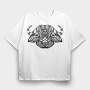 Tribal Ox, Tricou Oversize Barbati (Unisex)