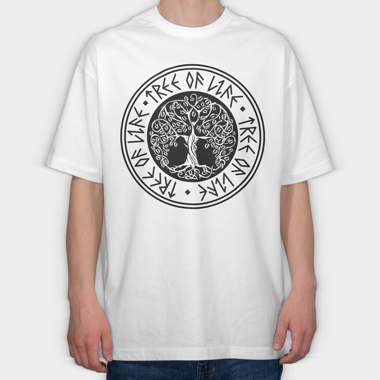 Tree Of Life, Tricou Oversize Barbati (Unisex)