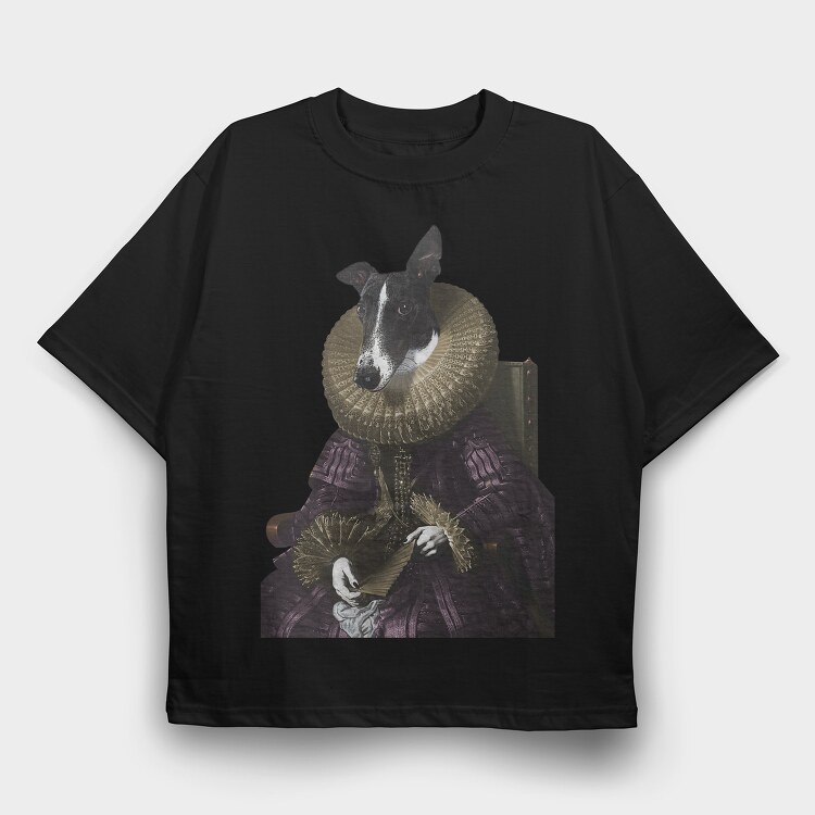 Sir Dog, Tricou Oversize Barbati (Unisex)