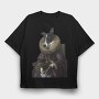 Sir Dog, Tricou Oversize Barbati (Unisex)