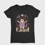 Satanic Cat Animal Magic Ritual Cute Goth 01, Tricou Femei