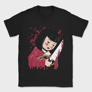 Scary Japanese Doll, Tricou Barbati (Unisex)