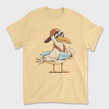 Seagull Summer Surf, Tricou Barbati (Unisex)